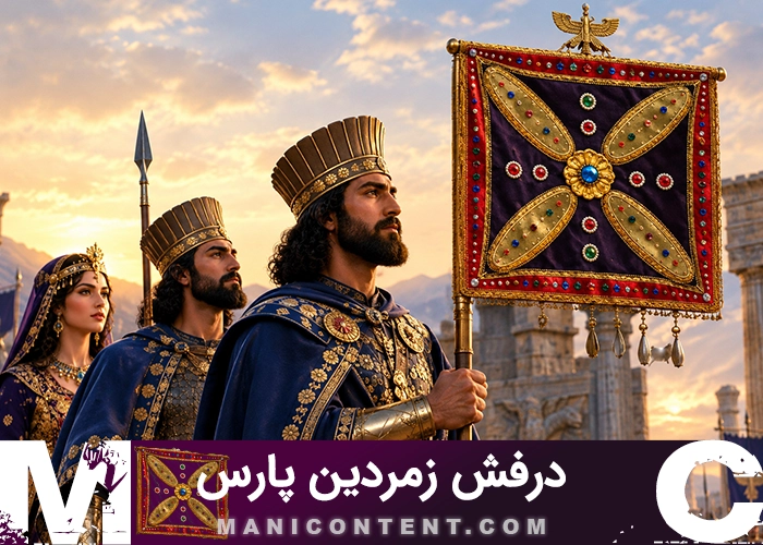 درفش زمردین شکوه پارس Emerald Banner Persian Splendor Photo
