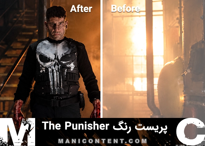 رنگ گرم سینمایی Jon Bernthal Punisher Warm Cinematic Preset Premiere Pro